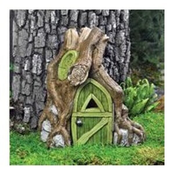 Rustic Root Foyer Fairy House for creating a miniture fairy garden.